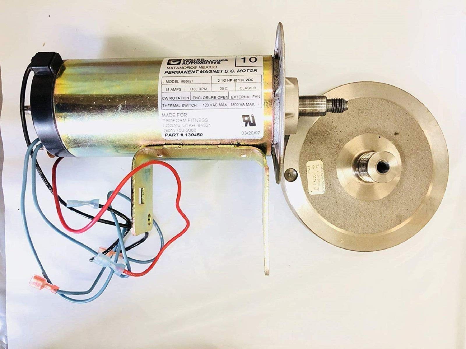 Amazon.com: H.F Exchange Permanent Magnet DC Motor with Flywheel